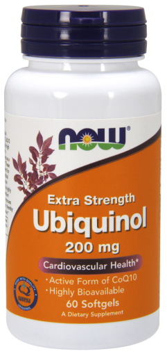 Ubiquinol Extra Strength 200 mg 60 Softgels