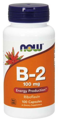 Vitamin B-2 Riboflavin 100 mg 100 Capsules
