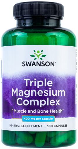 Triple Magnesium Complex 400 mg 100 Capsules