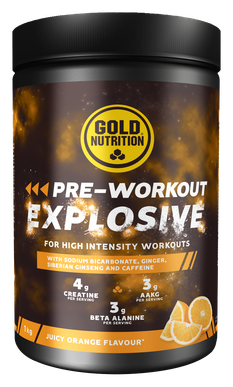GoldNutrition Pre Workout Explosive Orange 1 kg