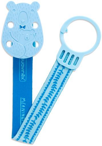 Brooch Blue Bear Ribbon