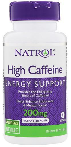 High Caffeine 100 Tablets 200 mg
