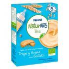 Naturnes Papilla Trigo y Avena Sabor Galleta +6m 240gr