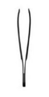 Narrow Black Tweezers