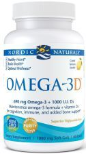 Omega 3D Lemon 1000 mg 60 Softgels