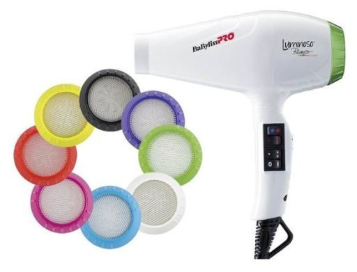 White Ionic Luminous Hair Dryer 2100W