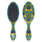 Blue Mosaic Oval Brush