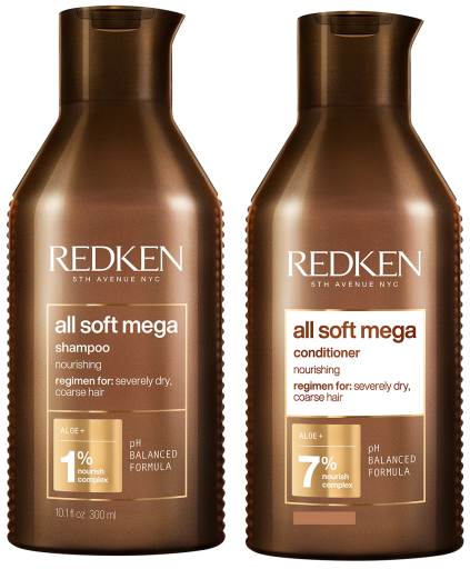 Set All Soft Mega Shampoo 300 ml + All Soft Mega Conditioner 250 ml