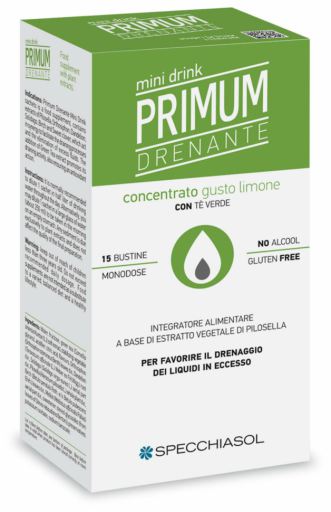 Primum Draining lemon flavor Minidrink 15 sachets