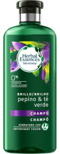 Cucumber and Green Tea Detox Shine Shampoo 0% 400 ml