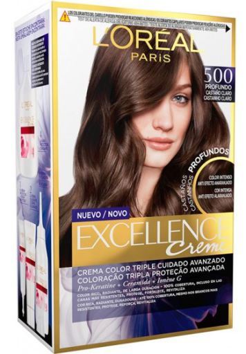 L'Or&eacute;al Paris Excellent Brunette # 500 True Light Brown Tint