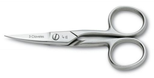 Curved Stainless Steel Nail Scissors 4"