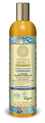 Natura Siberica Oblepikha Conditioner with Hydrolate for Weak and Damaged Hair 400 ml