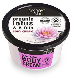 Organic Shop Indian Lotus Body Cream 250 ml
