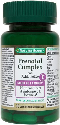 Prenatal Complex with Folic Acid 30 Tablets