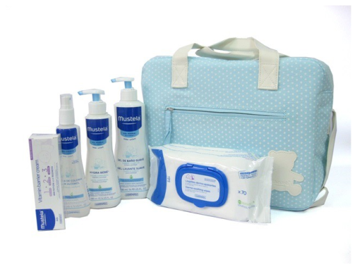 Blue Carricoche Bag + 5 Products