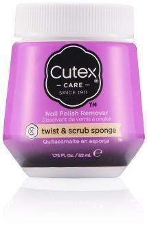 Cutex Sponge Polish Remover Twist & Scrub 52 ml