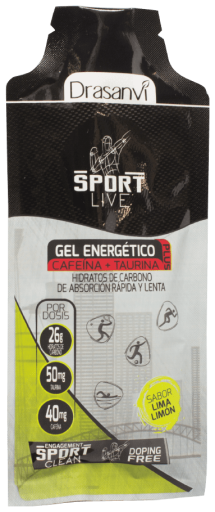 Energetic Gel Plus Lime Lemon 40 gr