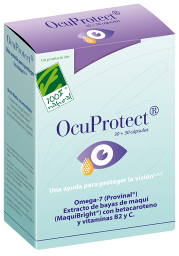 100% Natural Ocuprotec 30+30 Capsules