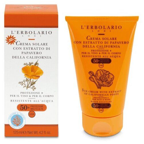 L'Erbolario Sun Cream for Face and Body SPF 50+ 125 ml