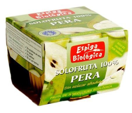 Organic Apple Pulp Solofruit 2x100 gr