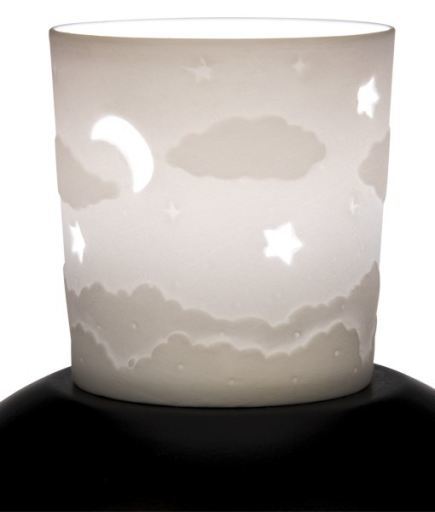 Universe White Porcelain Sailboat 11x 8 cm