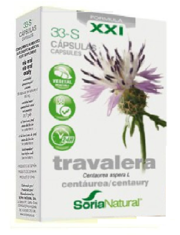 Soria Natural Travalera 33-S 30 Capsules