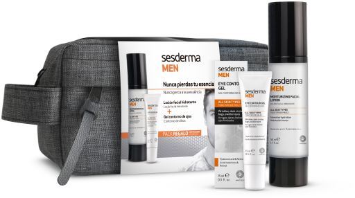 Pack Loci&oacute;n Facial Hidratante + Gel Contorno De Ojos Hombre