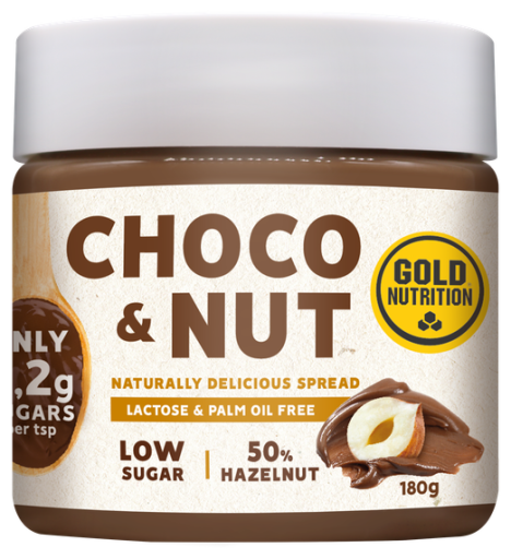 GoldNutrition Choco&Nut Low Sugar Spread 180g