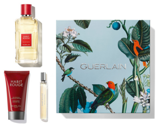 Habit Rouge Eau Toilette 100 ml + 10 ml + Shower Gel 75 ml