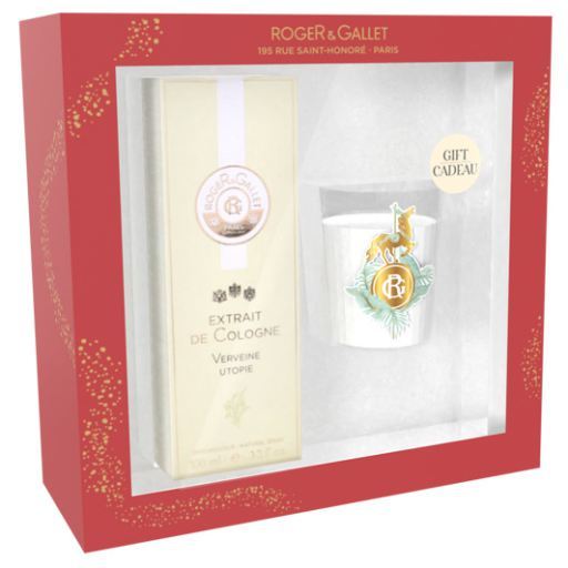 Verveine Utopie Cologne Extract 100 ml + Candle