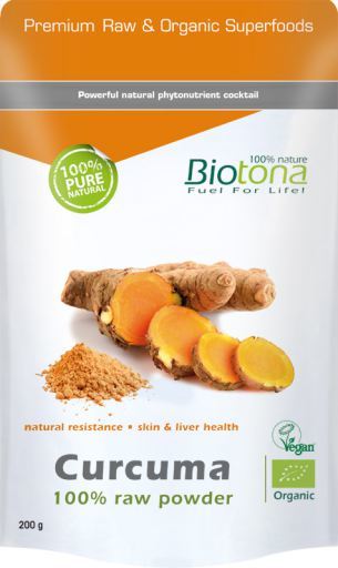 Biotona Curcuma Raw Bio 200 gr