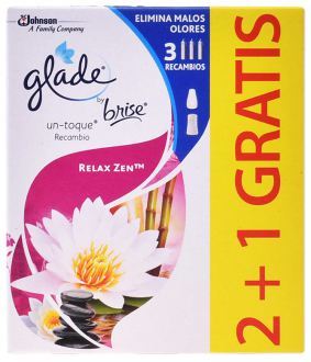 Glade One Touch Air Freshener Zen relaxation refill 3 pcs