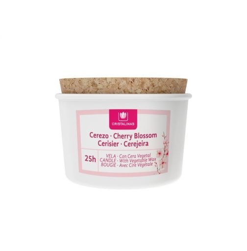 Classic candle gelatto Cherry crystals