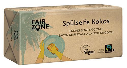 Fair Squared Solid soap for dishes and surfaces Coco 500 gr