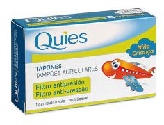 Anti-pressure earplugs for children, 2 units