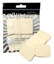 Bifull Rectangular Makeup Sponge 6 Units