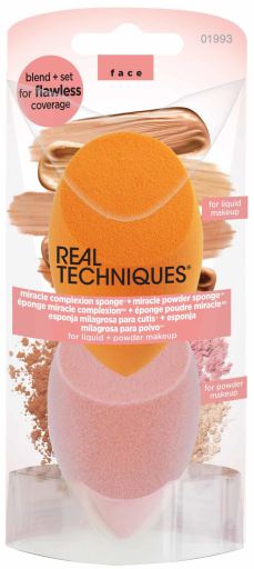 Real Techniques Miracle Complexion Sponge + Miracle powder Sponge