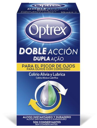 Double action drops for dry itchy eyes Multidose 10 ml