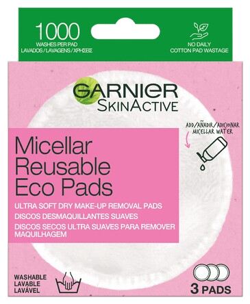 Garnier Reusable Microfiber Makeup Remover Pads 3 units