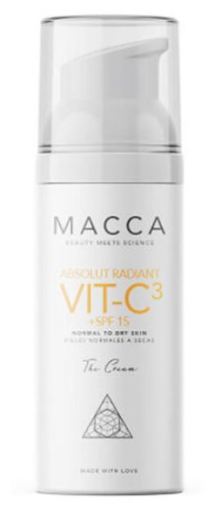 Macca Dry and Normal Skin Cream absolut radiant vit-c3 Spf15 50 ml