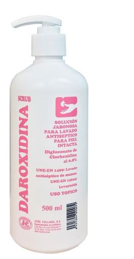 Daroxidina Scrub Chlorhex Soap Solution 500 cc