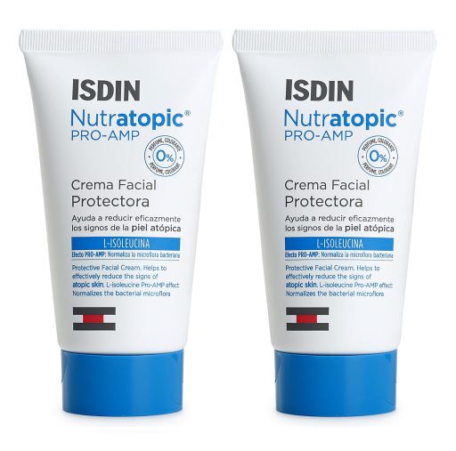 Isdin Nutratopic Pro Amp Facial Cream 2 x 50 ml