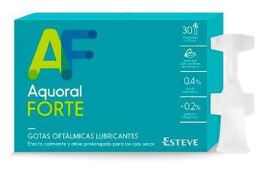 Esteve Aquoral Forte Lubricating Eye Drops 30 Single Doses