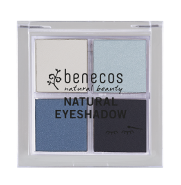 Benecos Quattro True Blue Eyeshadow Palette 9 gr