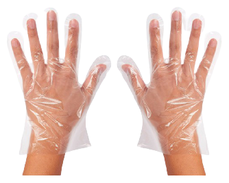 Bifull Disposable Polyethylene Gloves Hdpe 100 units