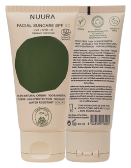 Nuura Natural Sun Cream Color Spf 50 50 ml