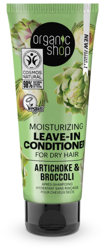 Organic Shop Artichoke & Broccoli Dry Hair Moisturizing Conditioner 75 ml