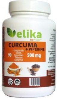 Elikafood Turmeric + Piperine 500 mg 90 Tablets