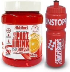 Nutrisport Sport Drink Iso Powder 1020 Gr + Bidón 750 Ml Nutrisport Sport Drink Iso Powder 1020 Gr + Bidón 750 Ml